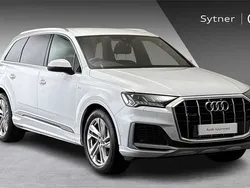 White Used 2022 Audi Q7 S-Line SUV | £37,500 (Super price)