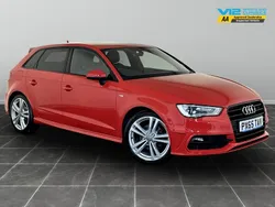 Red Used 2015 Audi A3 S-Line Hatchback | £6,395 (Fair price)
