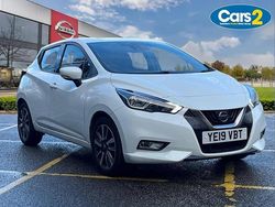 White Used 2019 Nissan Micra Acenta Hatchback | £8,980 (Fair price)