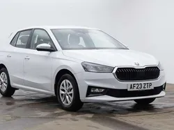 Moon white metallic Used 2023 Skoda Fabia Comfort Hatchback | £13,490 (Fair price)