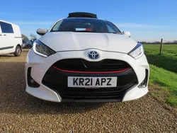 White Used 2021 Toyota Yaris Hybrid Design Hatchback | £14,250 (Good price)