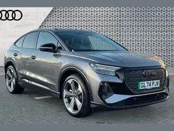 Grey Used 2024 Audi Q4 e-tron Black Edition SUV | £37,781 (Fair price)