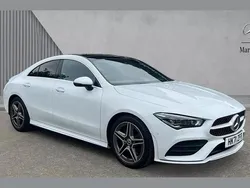 White Used 2022 Mercedes CLA200 AMG Line Premium Plus Coupe | £25,990 (Fair price)