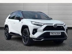 White pearl with black bitone roof Used 2024 Toyota RAV4 Hybrid Sport SUV | £41,999 (Good price)