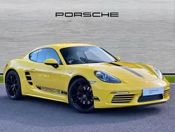 Racing yellow Used 2024 Porsche Cayman Edition Coupe | £57,990 (Fair price)