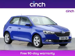 Blue Used 2019 Skoda Fabia SE Hatchback | £9,399 (Fair price)