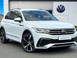 White Used 2021 VW Tiguan R-line SUV | £24,980 (A bit pricey)
