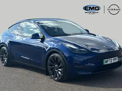 Blue Used 2022 Tesla Model Y Performance SUV | £32,895 (Fair price)