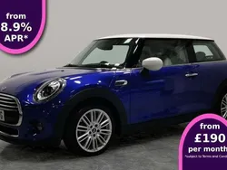 Blue Used 2021 Mini Cooper Exclusive Hatchback | £15,275 (Fair price)