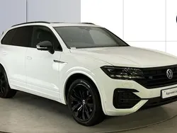 White Used 2022 VW Touareg Black Edition SUV | £41,040 (Fair price)