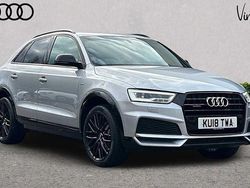 Silver Used 2018 Audi Q3 Black Edition SUV | £19,290 (Good price)