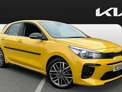 Yellow Used 2022 Kia Rio 4 Hatchback | £17,816 (Fair price)