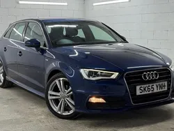 Blue Used 2015 Audi A3 S-Line Hatchback | £12,445 (Fair price)