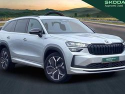 Brilliant silver metallic Used 2025 Skoda Kodiaq SportLine SUV | £34,229 (Fair price)