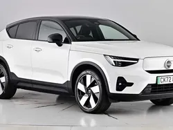 White Used 2022 Volvo C40 Pro SUV | £28,450 (Fair price)