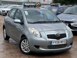 Silver Used 2008 Toyota Yaris Hatchback | £3,975 (Fair price)