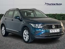Blue Used 2020 VW Tiguan S SUV | £17,480 (Fair price)
