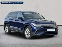 Blue Used 2022 VW Tiguan Allspace Life SUV | £23,998 (Good price)
