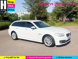 White Used 2013 BMW 520 Luxury Line Estate | £7,749 (Fair price)