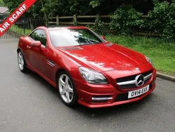 Red Used 2014 Mercedes SLK200 AMG Cabriolet | £8,495 (Fair price)