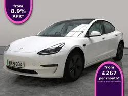 White Used 2021 Tesla Model 3 Long Range Sedan | £17,234 (Fair price)