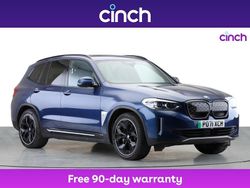 Blue Used 2021 BMW iX3 Impressive SUV | £23,399 (Good price)