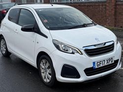 White Used 2017 Peugeot 108 Active Hatchback | £2,495