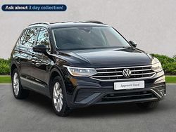 Black Used 2022 VW Tiguan Allspace Life SUV | £18,548 (Fair price)
