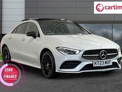 White Used 2023 Mercedes CLA250e AMG Line Premium Plus Sedan | £25,299 (Fair price)
