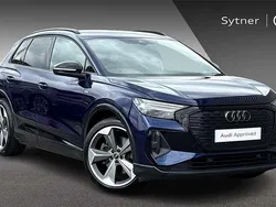 Blue Used 2023 Audi Q4 e-tron Black Edition SUV | £36,750 (A bit pricey)
