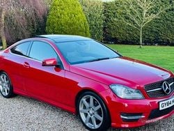 Red Used 2014 Mercedes C220 Sport Edition Coupe | £6,450 (Good price)