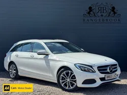 White Used 2017 Mercedes C220 Estate | £9,999 (Super price)