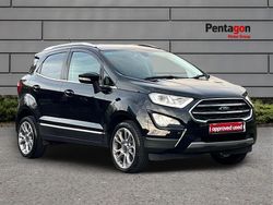 Black Used 2018 Ford Ecosport Titanium SUV | £7,345 (Fair price)