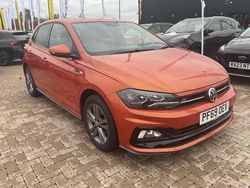 Orange Used 2020 VW Polo R-line Hatchback | £16,299 (Fair price)