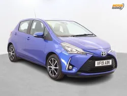 Blue Used 2019 Toyota Yaris Hatchback | £10,595 (Fair price)