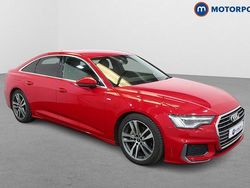Red Used 2021 Audi A6 S-Line Sedan | £19,949 (Good price)