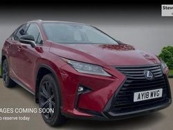 Red Used 2018 Lexus RX450h Sport Line SUV | £24,754 (Good price)