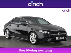 Black Used 2021 Mercedes A220 AMG line Sedan | £19,899 (Fair price)