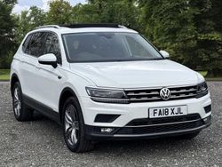 White Used 2018 VW Tiguan Allspace SEL SUV | £20,995 (Fair price)