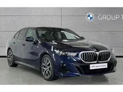 Tanzanite blue Used 2024 BMW 520 M Sport Sedan | £37,990 (Super price)