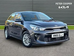 Grey Used 2018 Kia Rio 2 Hatchback | £9,391 (Fair price)