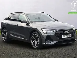 Grey Used 2021 Audi e-tron Black Edition SUV | £24,499 (Good price)