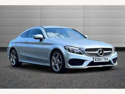 Silver Used 2017 Mercedes C220 AMG line Coupe | £15,990 (A bit pricey)