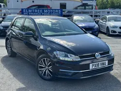 Black Used 2018 VW Golf VII SE Hatchback | £9,499 (Fair price)