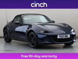 Blue Used 2021 Mazda MX5 Cabriolet | £16,999 (Fair price)