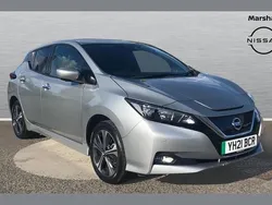 Silver Used 2021 Nissan Leaf N-Connecta Hatchback | £11,741 (Fair price)