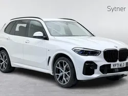 White Used 2021 BMW X5 M Sport SUV | £45,750 (Fair price)