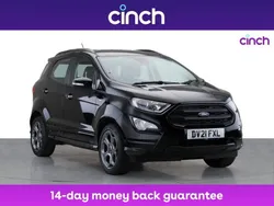 Black Used 2021 Ford Ecosport ST-Line SUV | £10,899 (Fair price)