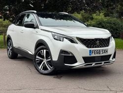 White Used 2018 Peugeot 3008 GT-line SUV | £12,495 (Fair price)