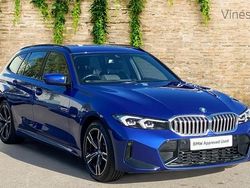 Blue Used 2022 BMW 330e M Sport Estate | £34,221 (Expensive)